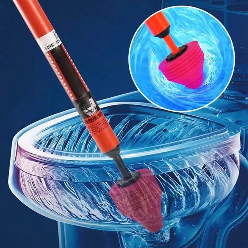 AF93-مرحاض عالي الضغط يفتح طلقة، أداة سباكة مزيل تسد استنزاف الهواء لحوض استحمام المطبخ والحمام