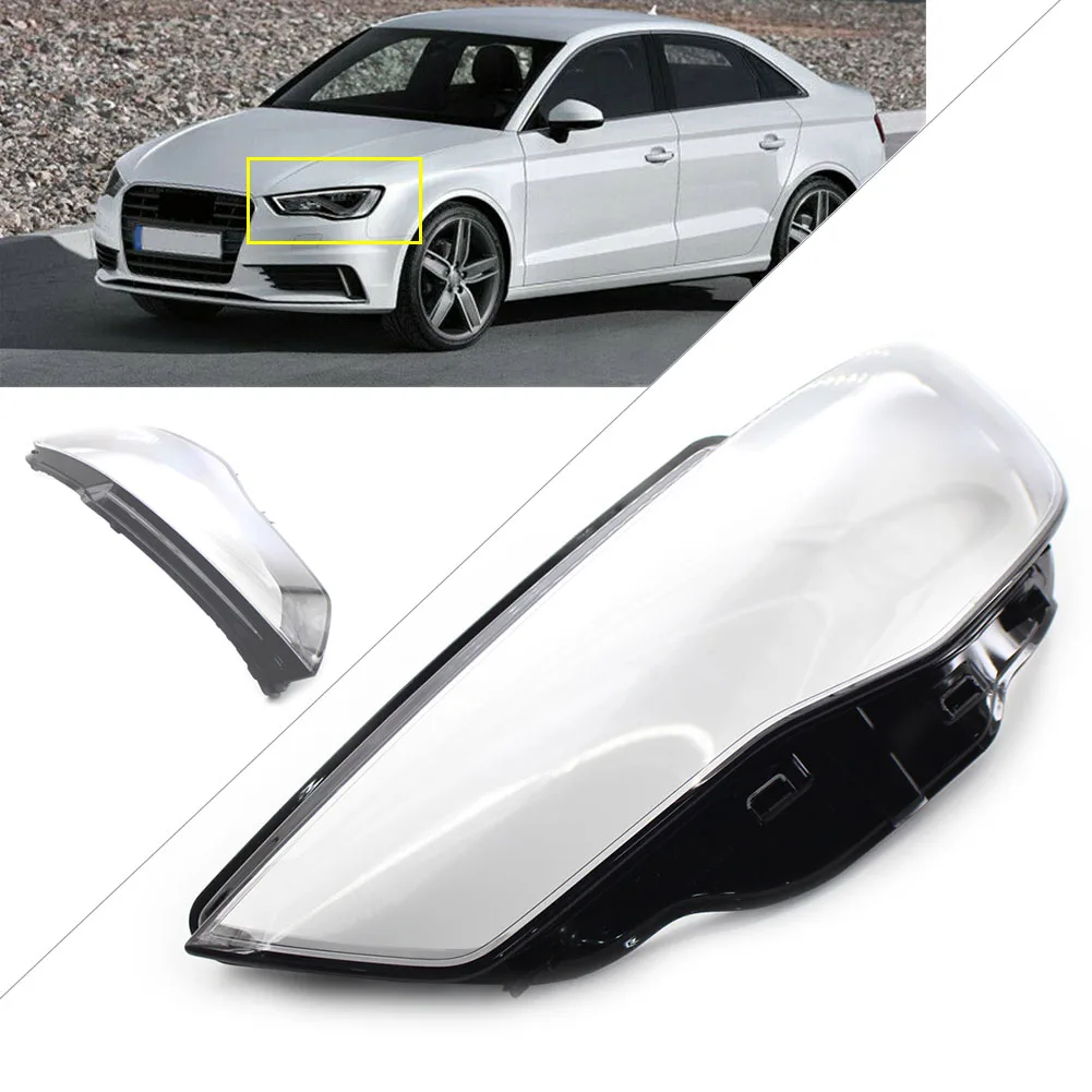 Clear Car Headlight Head Lamp Lens Cover Lampshade 8V0941003 For Audi A3 2013 2014 2015 2016