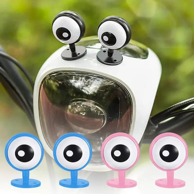 Eye Battery Electric Car Motorcycle Helmets Decor Small Scooter Pendant Eye Personality Sticker Helmet Accessories