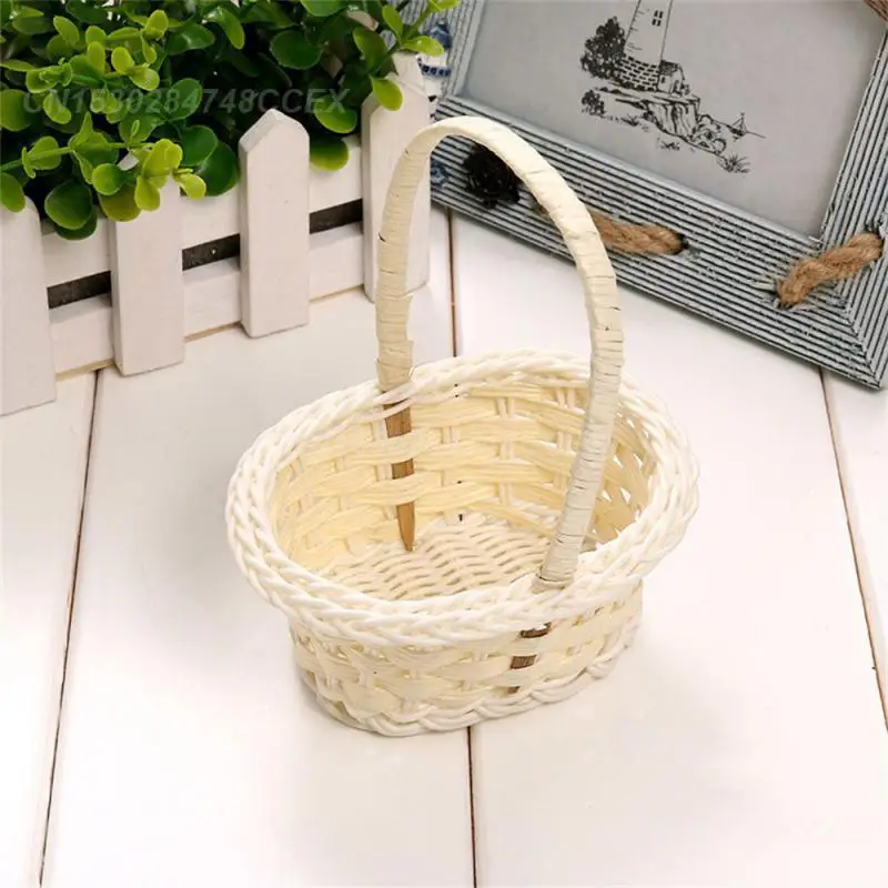 20/30/50PCS Picnic Garden Storage Basket Box Pastoral Style Non-toxic Wedding Party Candy Gift Packing Basketbasket Basket