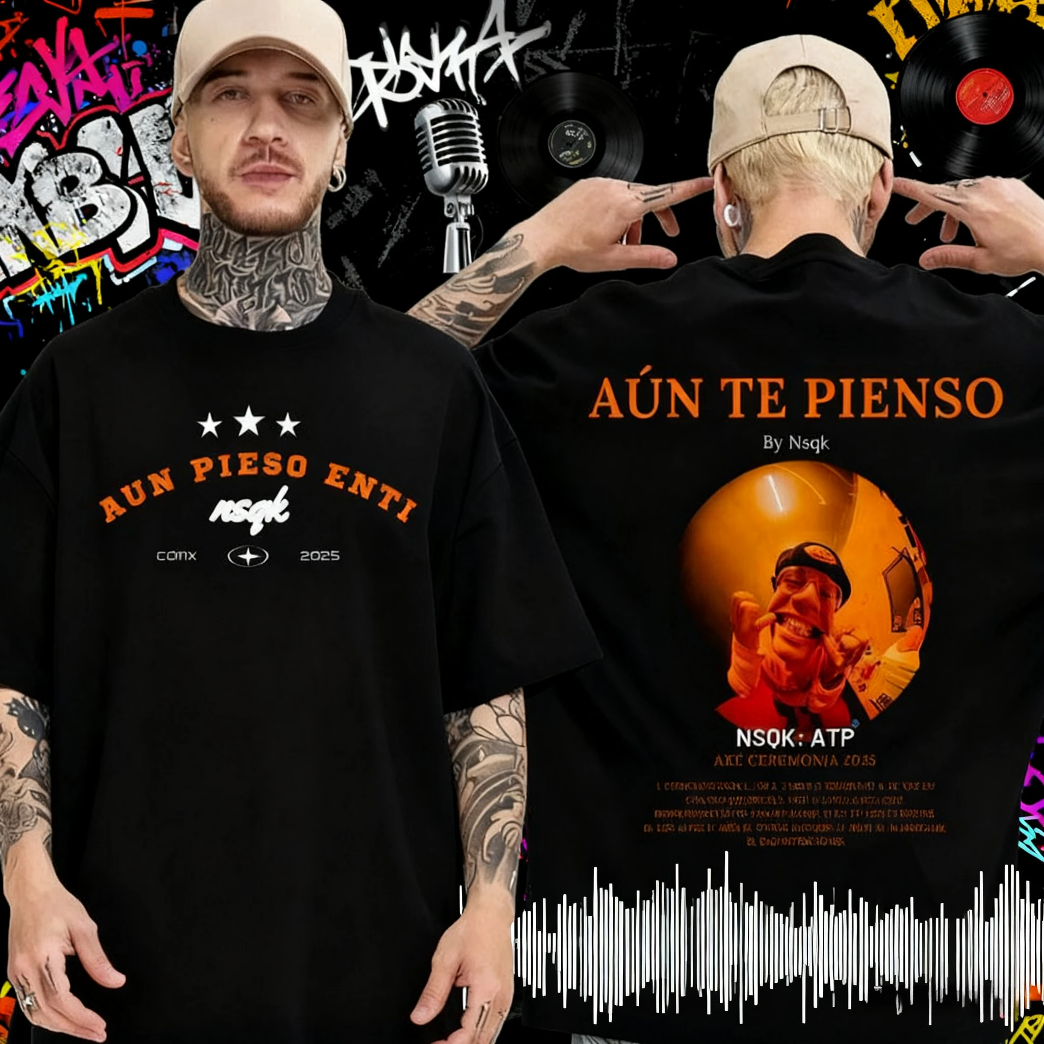 

2025 Summer Rapper NQKAUN Plesoenti Printed Y2K Gothic T-shirt Male ONeck Popular Cotton Hip-hop Loose Short Sleeves.