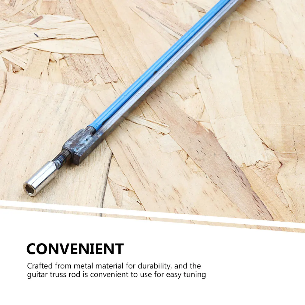 

Blue Guitar Truss Rod 50CM Metal Adjustment Lever for Electric Guitars Parts Neck Tuning Tool Accessories Replacement