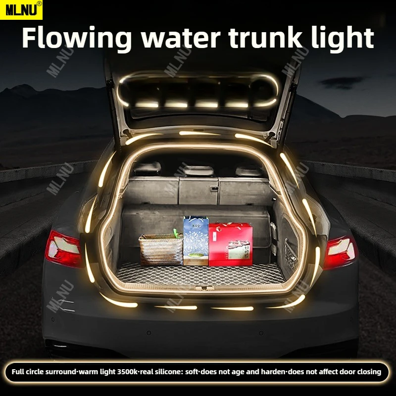 

Accessories For BYD Sealion 7 2026/2025 Dynamic Flowing Trunk LED Strip,Tool-Free Installation,Flexible&Bendable 2022-2024