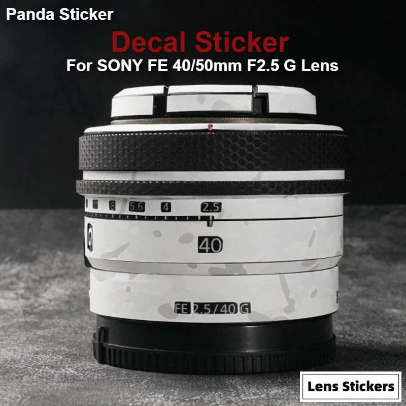 For SONY FE 40/50mm F2.5 G  Lens Sticker Anti-Scratch Coat Wrap Protective Film Body Protector Decal Skin SEL50F25G 2.5/40