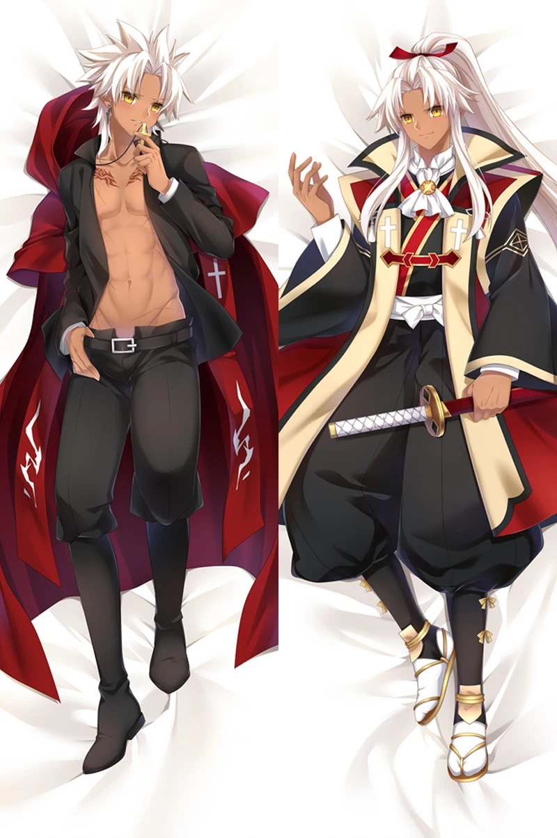 Anime Game Fate/Apocrypha Amakusa Shiro Tokisada Dakimakura Pillow Case Shirou Kotomine Print Hing Body Waifu Otaku Gifts