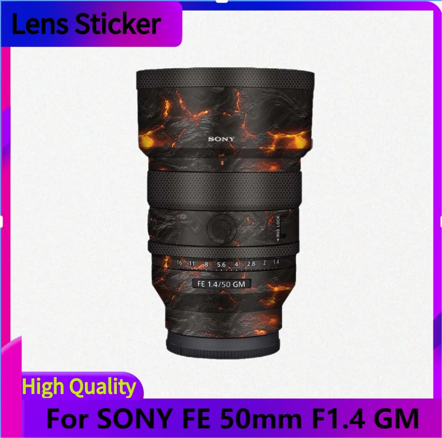 For SONY FE 50mm F1.4 GM Lens Sticker Protective Skin Decal Vinyl Wrap Film Anti-Scratch Protector Coat F/1.4 1.4GM 1.4/50