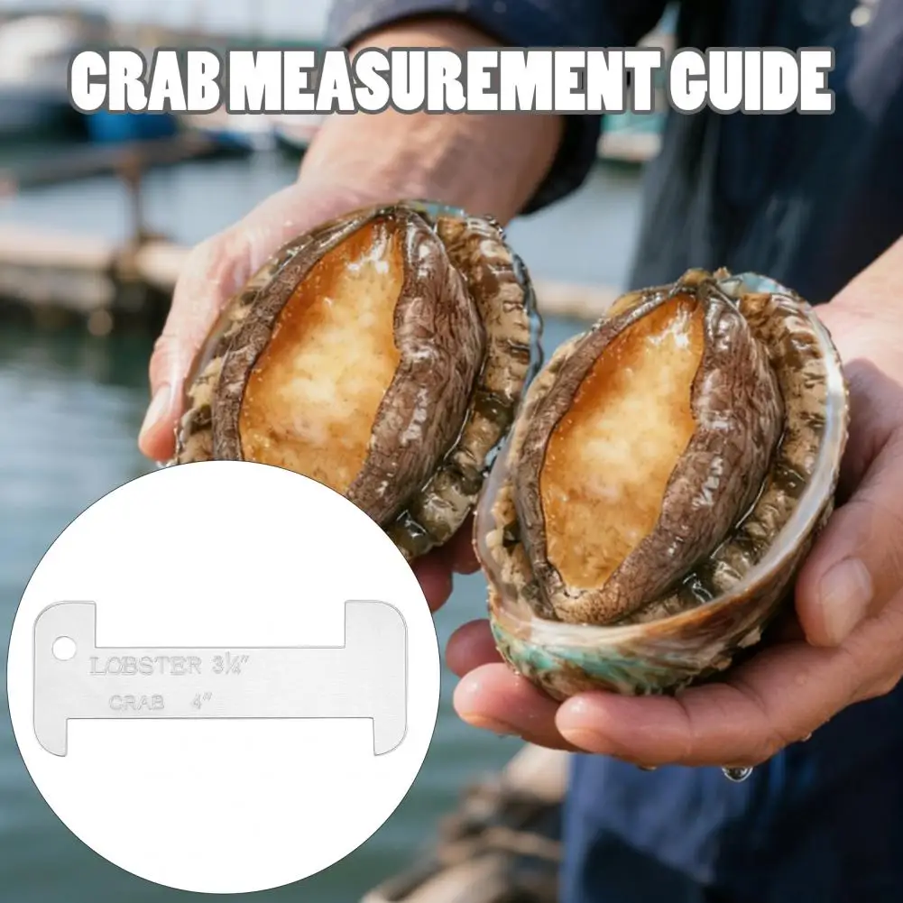 

Измерительный прибор для крабов: акриловая линейка с точной шкалой, устойчивая к коррозии, с эргономичной рукояткой