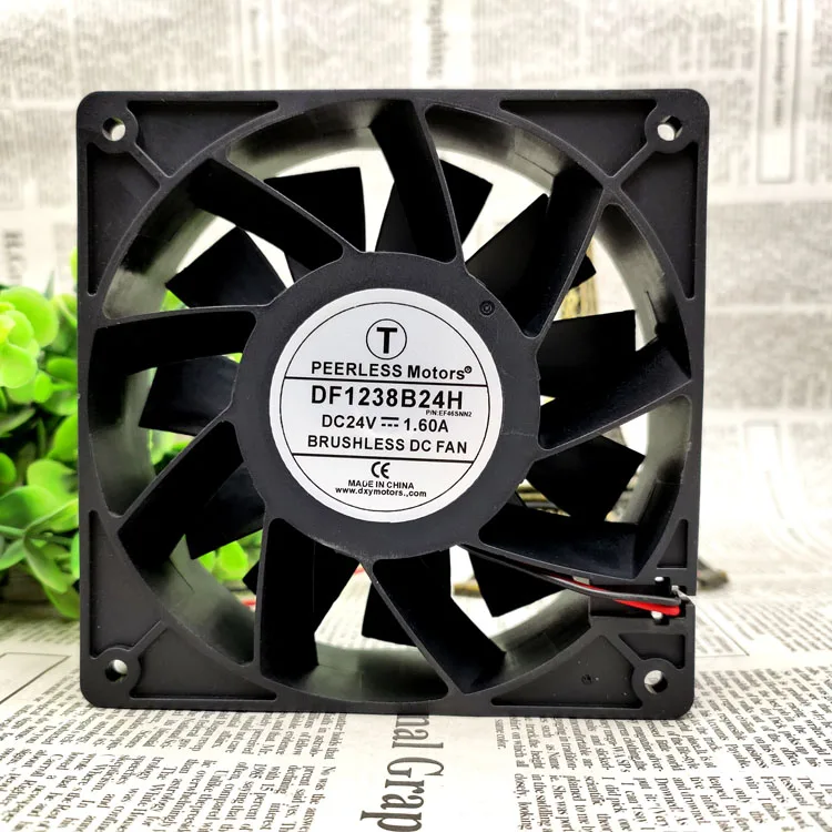 ORIGINAL PEERLESS DF1238B24H DC24V 1.60A 12CM INVERTER FAN