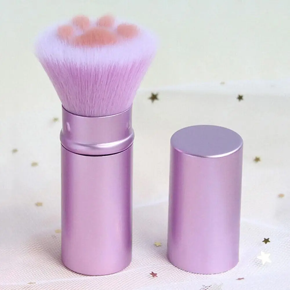 Cute Retractable Cat Claw Makeup Brush Aluminum handle Cat Claw Concealer Blush Soft Makeup Brush