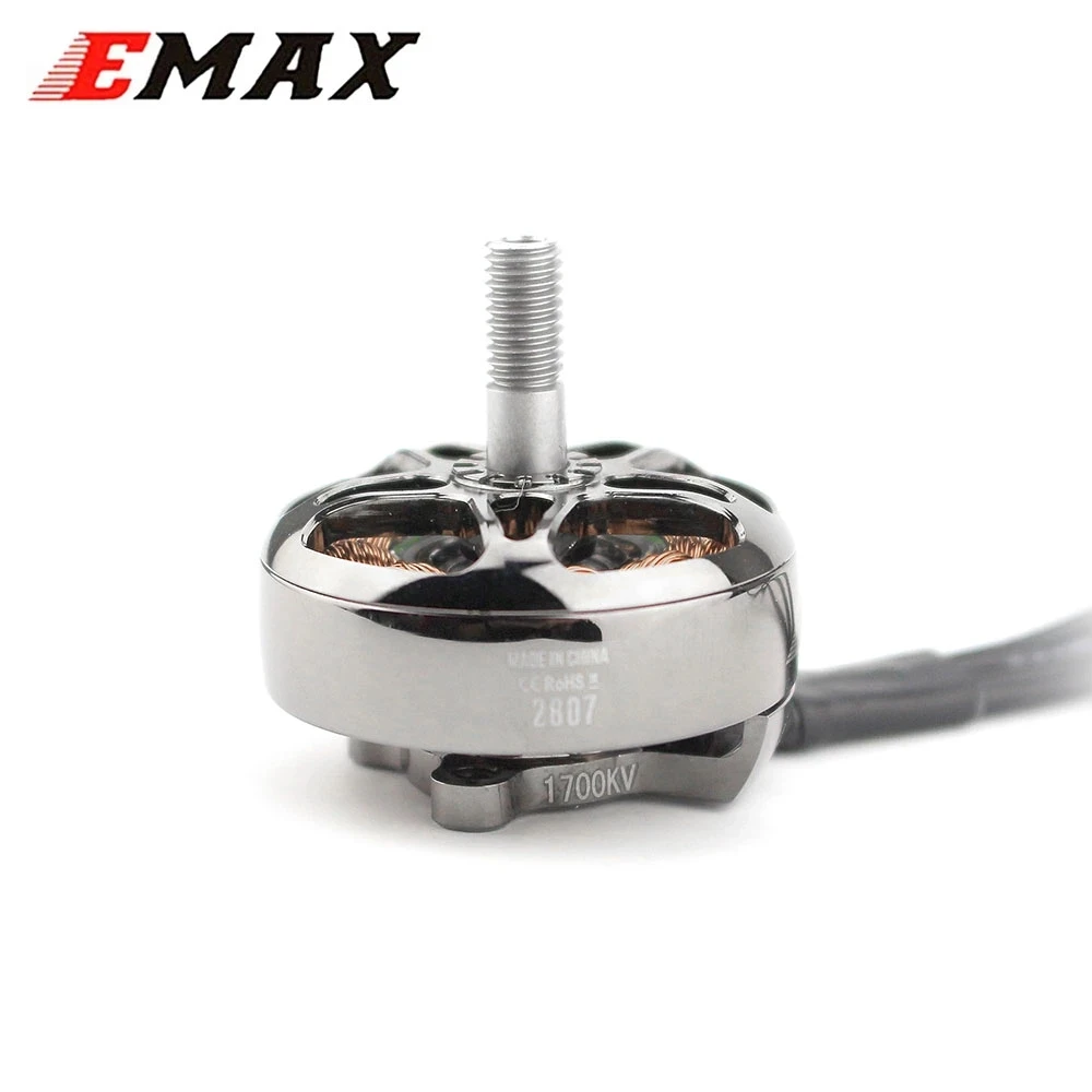 EMAX-Motor sin escobillas para Dron de carreras, Motor sin escobillas, ECOII 2807, 1300KV, 6S/1500KV, 5S/1700KV, CW, FPV, RC