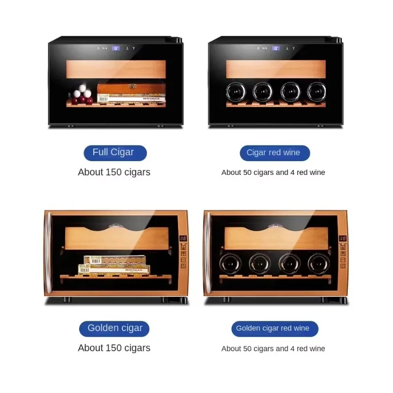 TAO Chailong 25C cigar cabinet cedar wood mini cigar moisturizer cabinet home small embedded alcohol cabinet