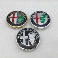 4pcs 60mm 10 pins ForAlfa Romeo 147 156 159 Car emblem Wheel hub Center Cap Badge covers sticker Decals Styling accessories