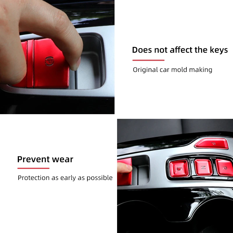 Stainless Steel Gear Shift Panel Button Sticker Trim Cover Auto Decoration Accessories Fit For Hyundai Tucson NX4 2021 2022 2023