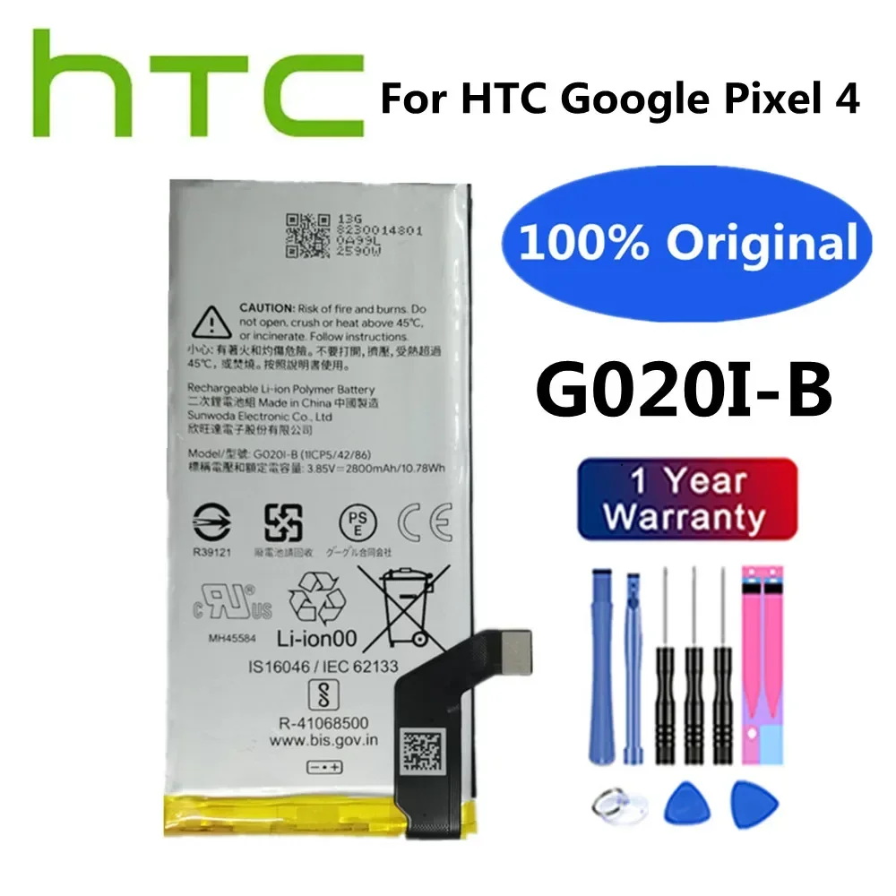 New Original Phone Battery G025E-B G025J-B For HTC Google Pixel 4XL 4 XL Pixel4 XL Pixel 4A 5G G020I-B G020J-B Bateria Battery