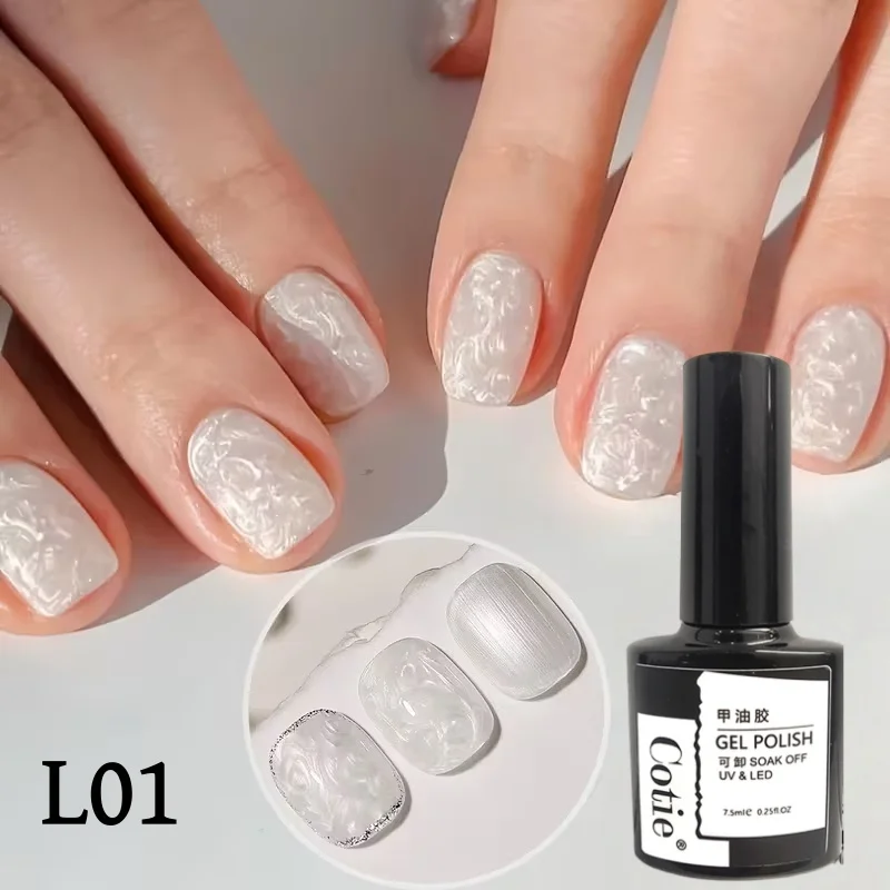 Neuer Faden-Gel-Nagellack, Trendiger Feiner Glanz-Perlmutt-Effekt, Hochpigmentierter Glanz, Salon-Qualität für Zuhause und DIY, Schönheitsgeschenk für Frauen