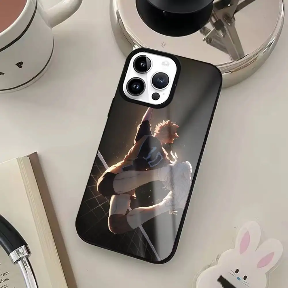Anime HQ-Haikyuu telefoonhoesje voor iPhone17,16,15,14,13,12,11 Plus, Pro Max voor Magsafe draadloos opladen