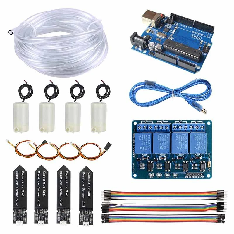 

HOT SALE Automatic Irrigation DIY Kit Self-Watering System, Suitable For Garden Plants, Development Board, Soil Moisture Sensor