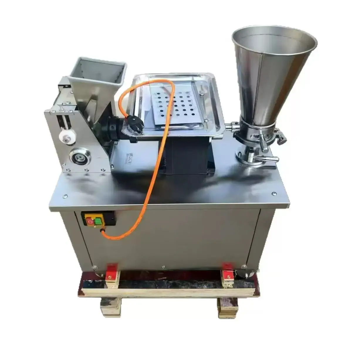 

Industrial Large Empanadas Maker Pie Machine Folding Ravioli Samoussa Dumpling Making Machine Fully Automatic Samosa Machine