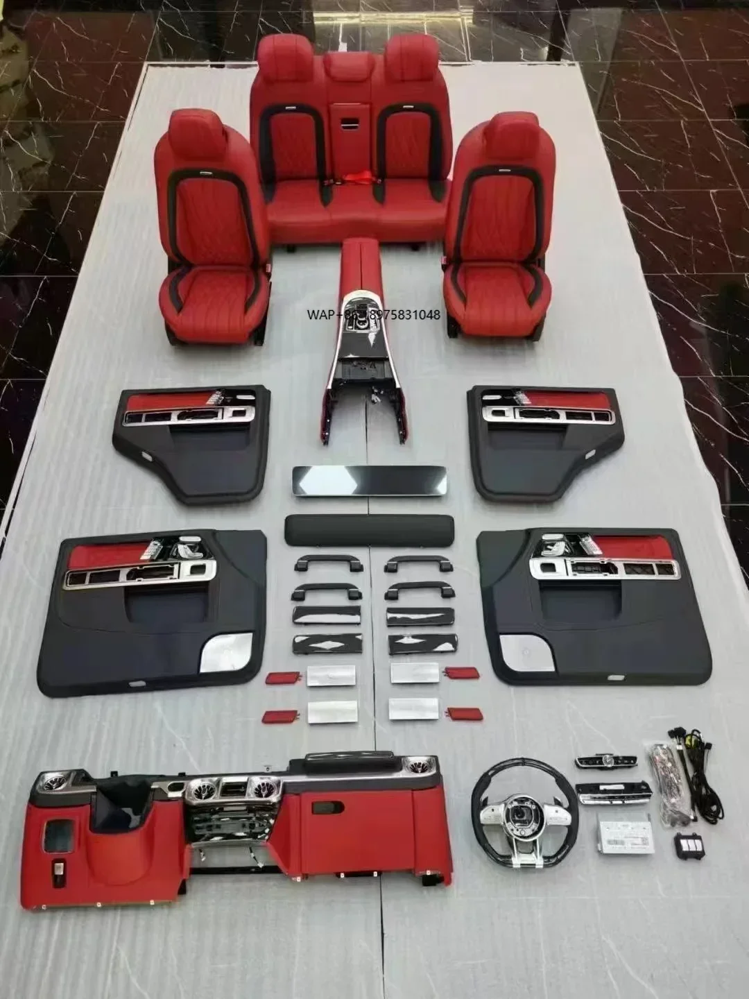 Kit de conversão interior de atualização interior do carro para kits integrais Wagon Classe G W463