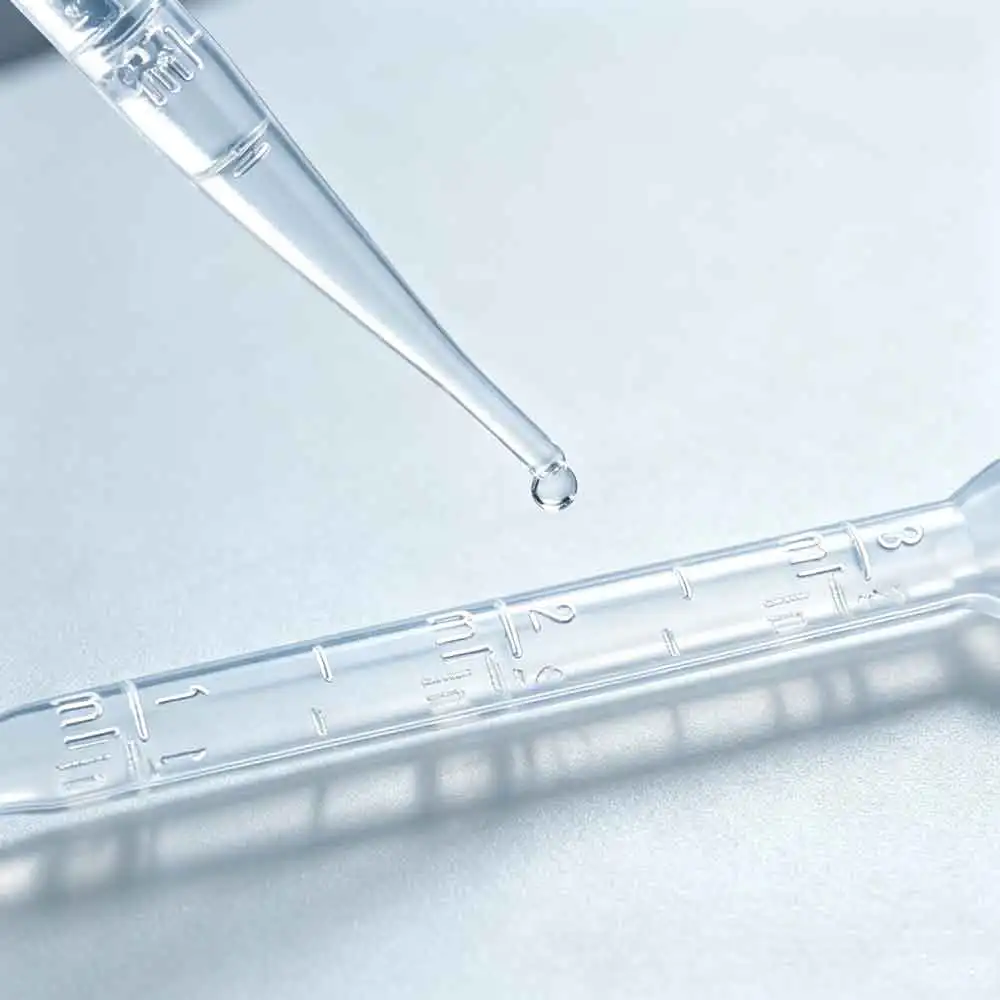 vvocci 100 Test Tubes 3ml Clear Graduated Pipettes Plastic Disposable Dropper Labware Transfer Pasteurized Cups