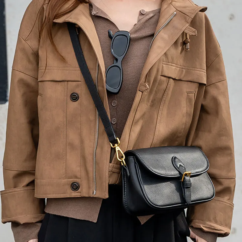 جلد طبيعي المرأة حقيبة فاخرة مصمم حقائب ساعي مموهة المرأة عالية الجودة جلد البقر حقيبة كتف حقائب اليد النسائية