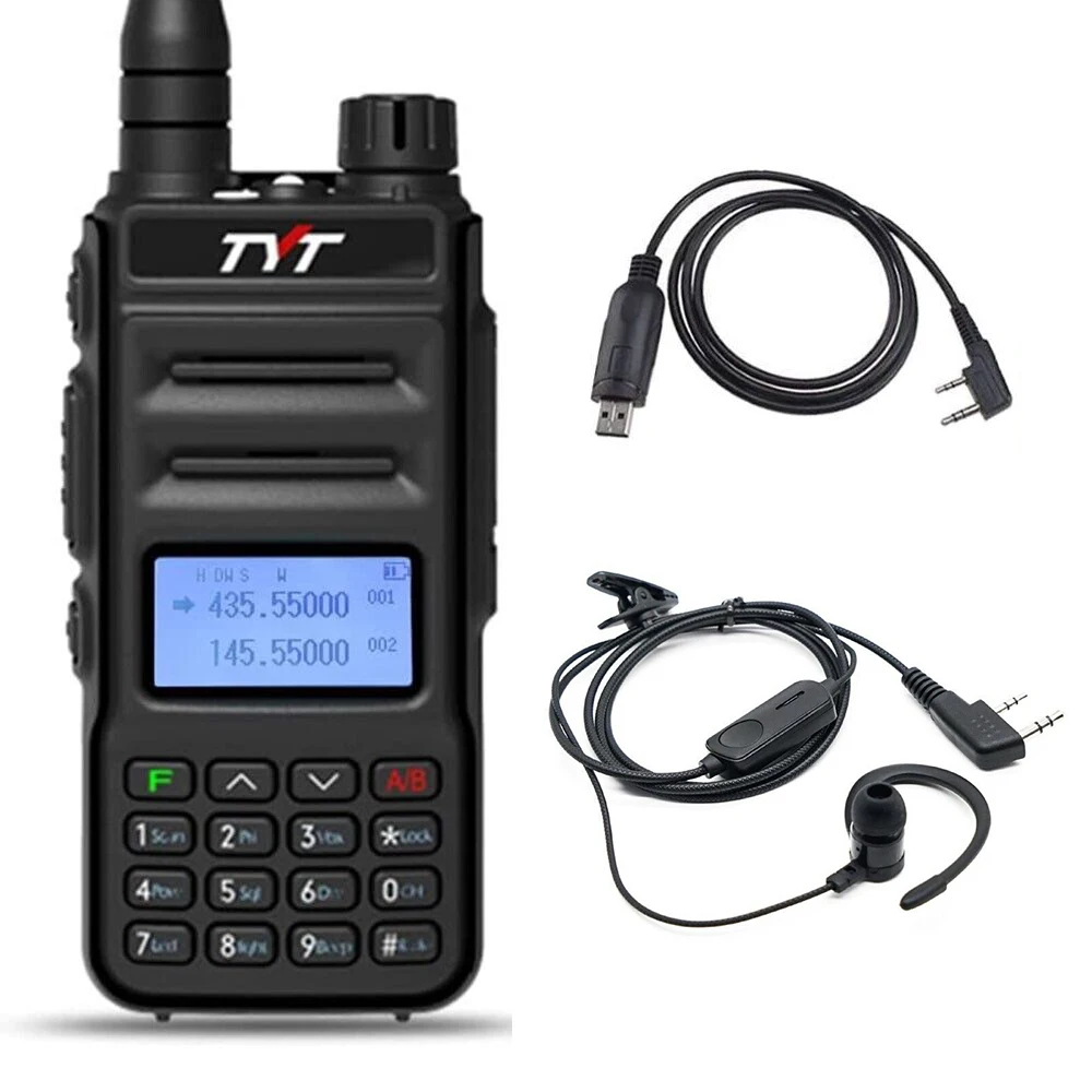 

TYT TH UV88 Walkie Talkies 200CH Rechargeable Two Way Radio Long Range VOX Dual Band VHF 136-174MHz UHF 400-480MHz FM Radio UV88