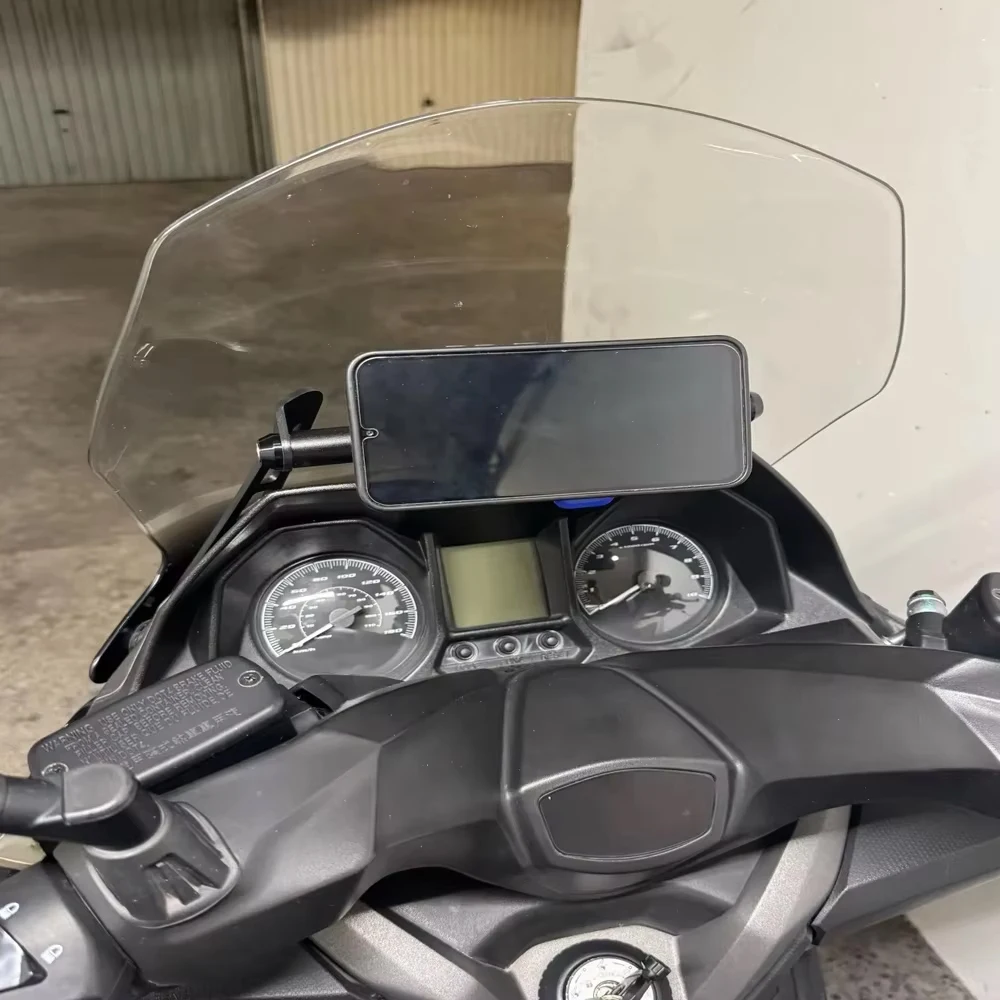 For KYMCO 350 300i Xciting 250 400 New Motorcycle Accessories GPS Phone Holder Stand Navigation Plate Holder 22MM
