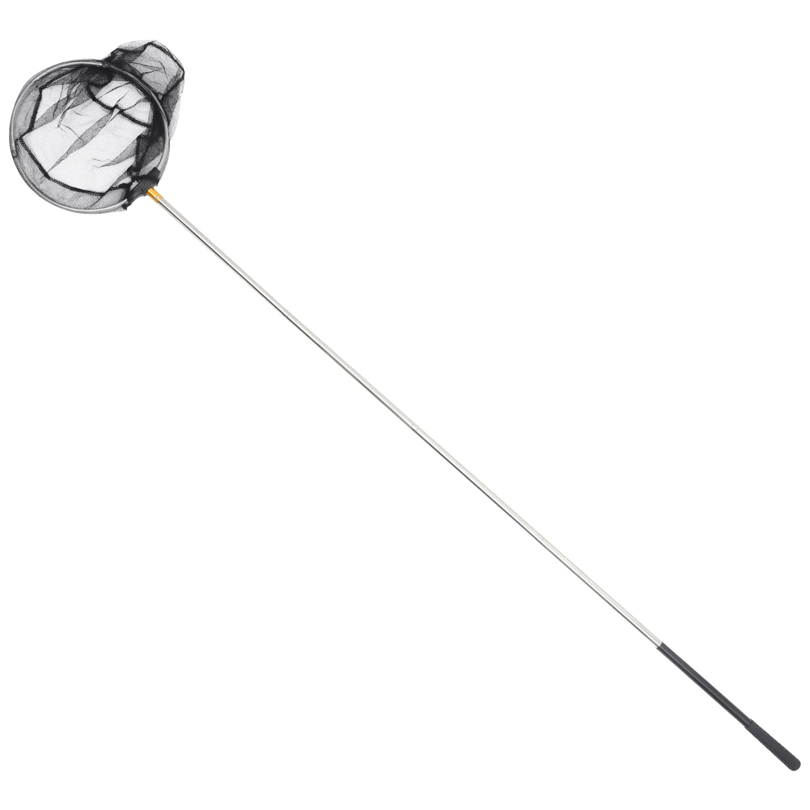 

Telescopic Fishing Net 150cm Black Stainless Steel Retractable Handle Insect Catcher Butterfly Bug Net Outdoor Garden Foldable
