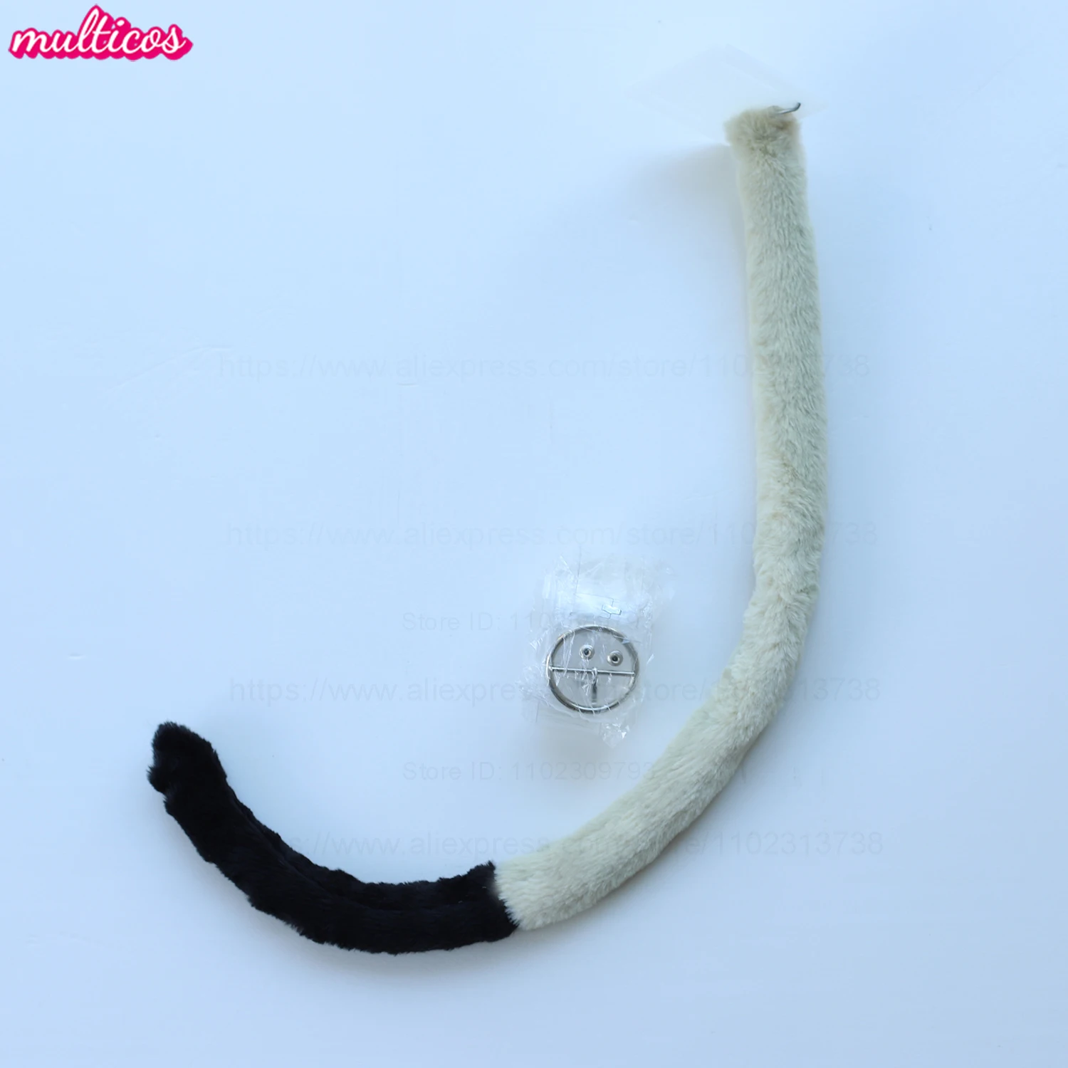 Chainsmoker Cat Satou Yaniko Cosplay-Perücke, Yani Neko-Perücke, kurze, hellgrüne, hitzebeständige Anime-Perücke, Ohren und Schwanz als Accessoires. – Detail 10