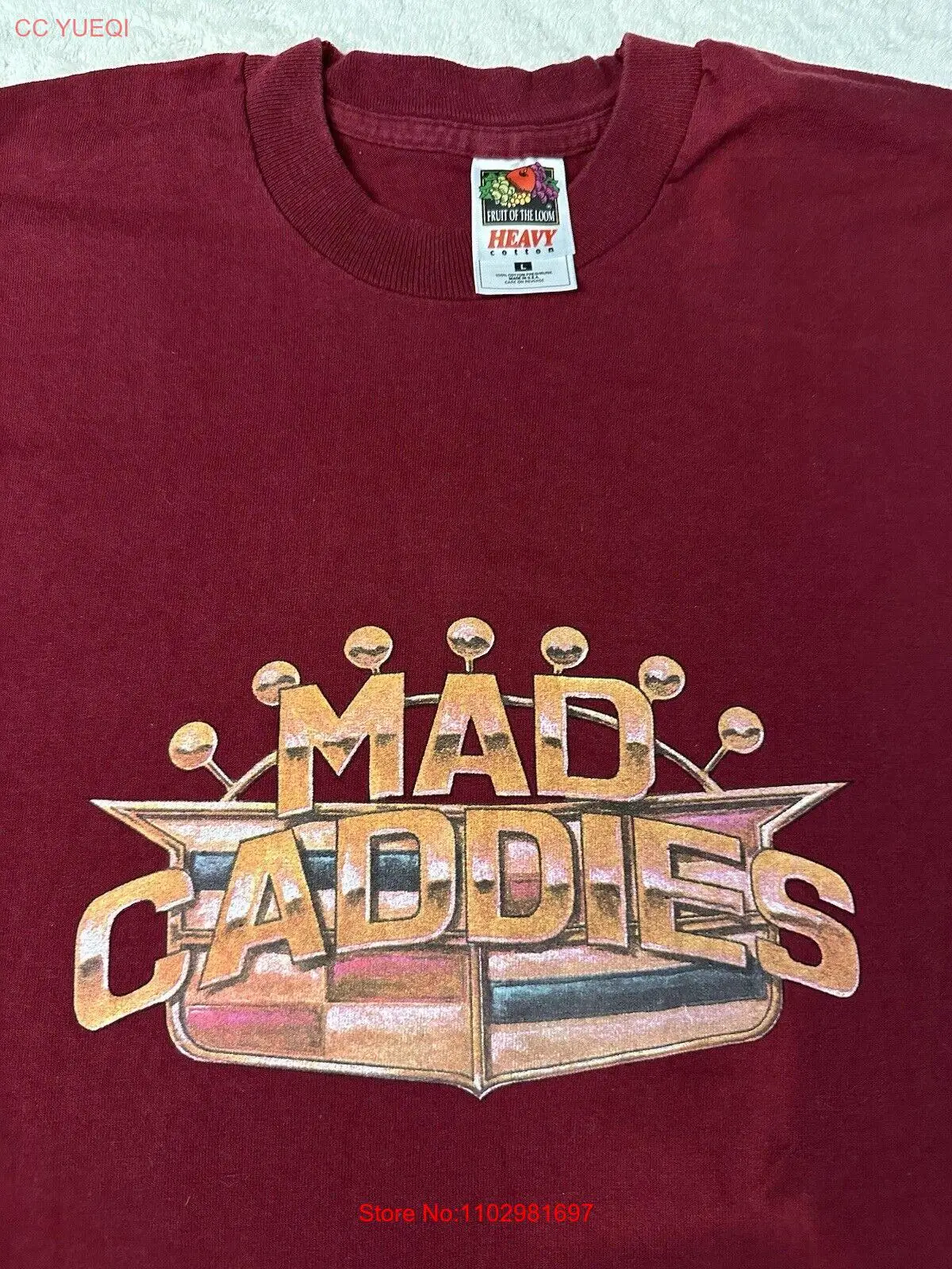 Vintage 1990s 90s Mad Caddies Ska Punk California Music Rock Band T-Shirt, L NEW