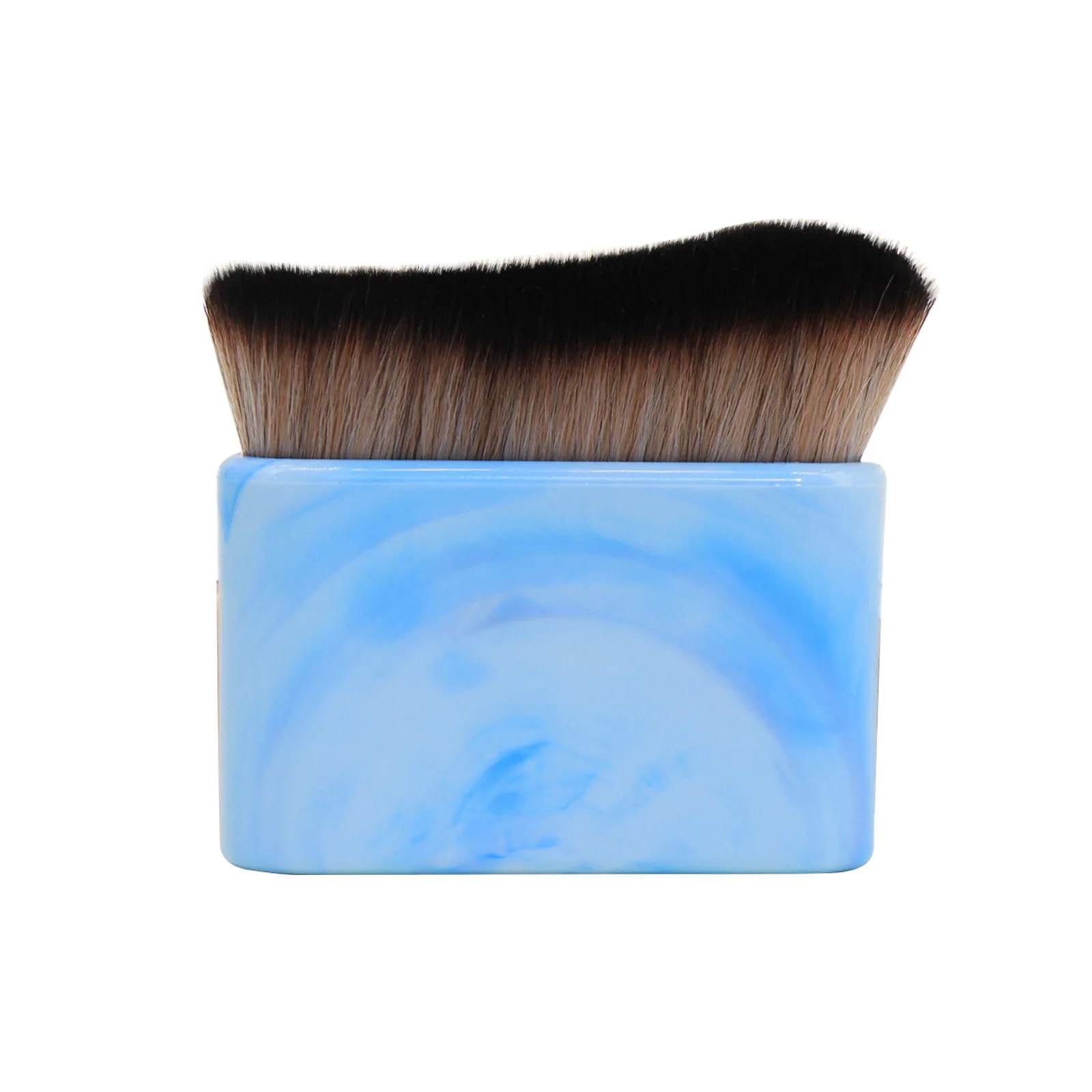 Brocha bronceadora, brocha de maquillaje corporal con aplicador de cerdas suaves, brocha de protección solar, brocha de base para pierna Kabuki, brazo, cuello, cara trasera