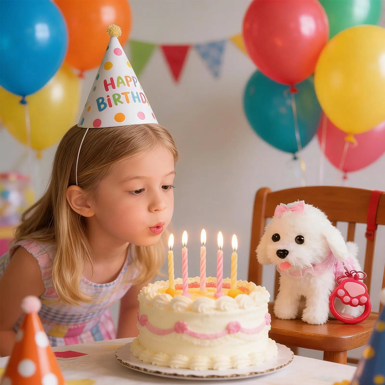 لعبة الكلب الإلكترونية المشي التفاعلية الكلب أفخم ألعاب الدمى تهتز التلقائي تتحرك جرو كهربائي هدية للطفل الاطفال #2