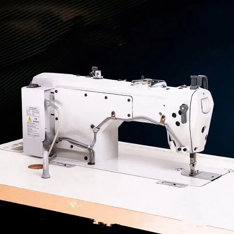 Single Needle Computerized Flatbed Sewing Machine High Speed Automatic Industrial Professional Garment Sewing Equipment