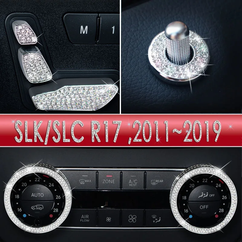 Diamond Decoration For Mercedes-Benz SLC / SLK R172 2011-2020 Refitted Vehicle Automotive Interior Renovation