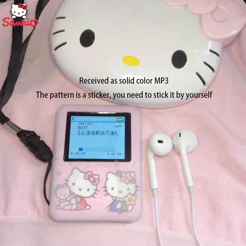 Kawaii Sanrio Hello Kitty Mp4 Music Cartoon Novel Movie Player Walkman Hd Recording A-B Repeat Long Battery Life Digital Around