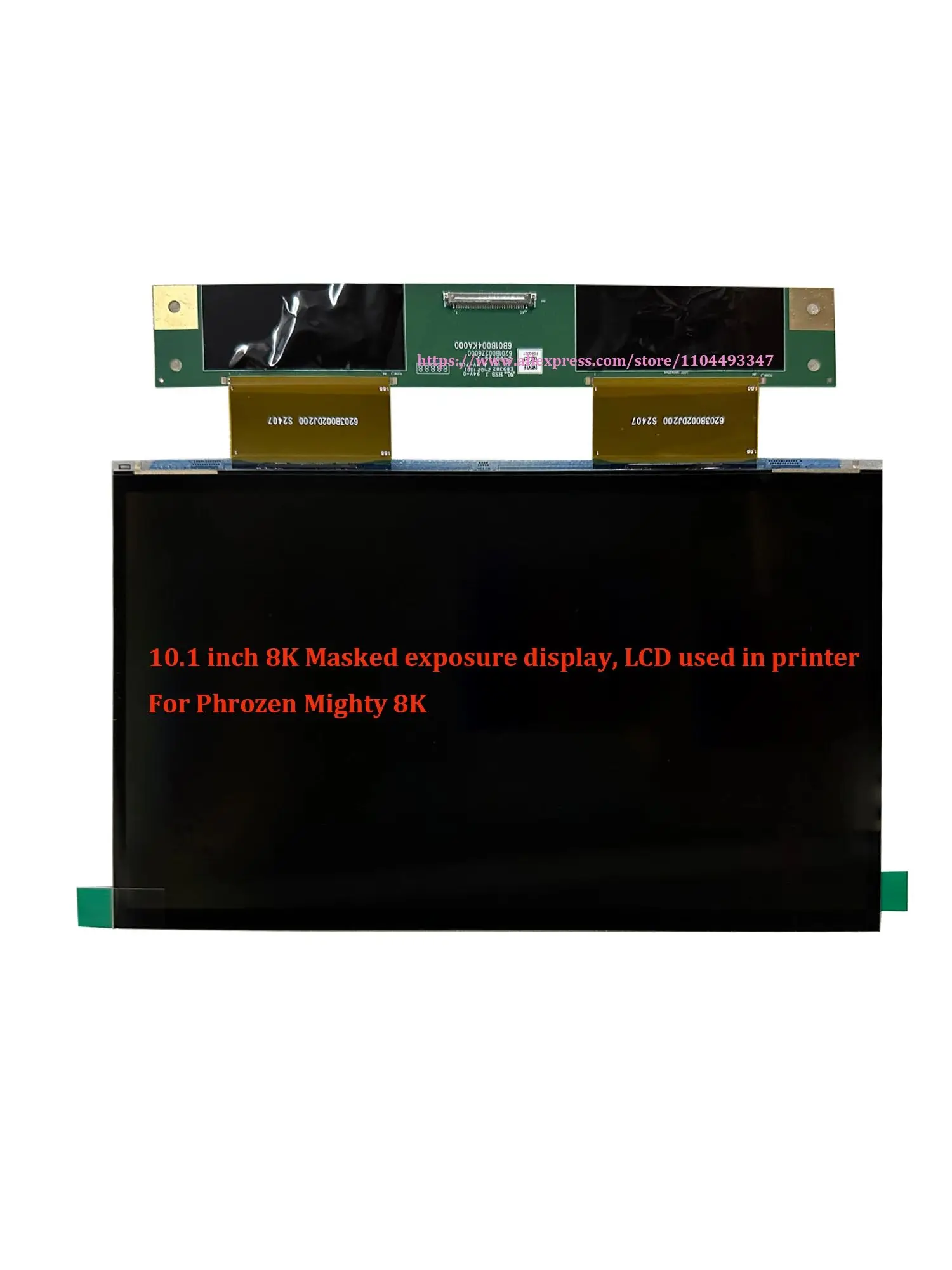 10.1 inch 8K Masked exposure display LCD used in 3d printer For Phrozen Mighty 8K components and spare part