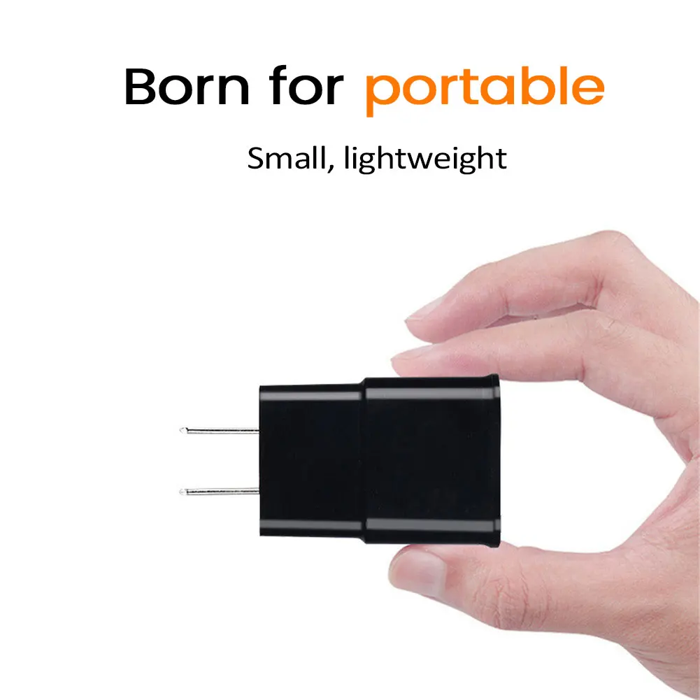 Fast Charging Head 100-240V ABS  Material Universal  USB  Direct Charger  US EU Power Adapter