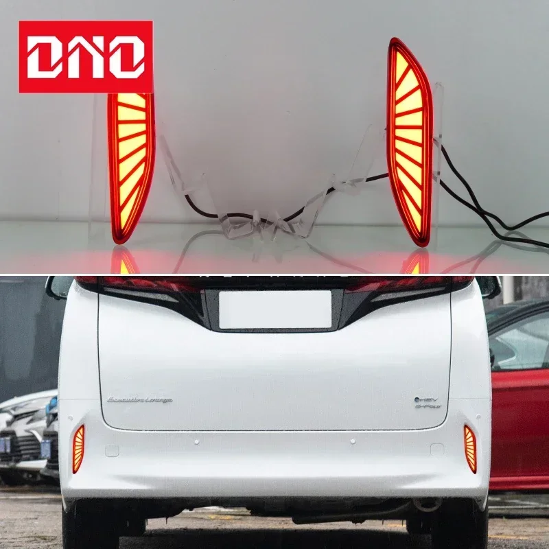 

Светодиодные задние фонари 12В для Toyota Alphard 2024: противотуманные фары, стоп-сигналы, указатели поворота, отражатели, задние габаритные огни