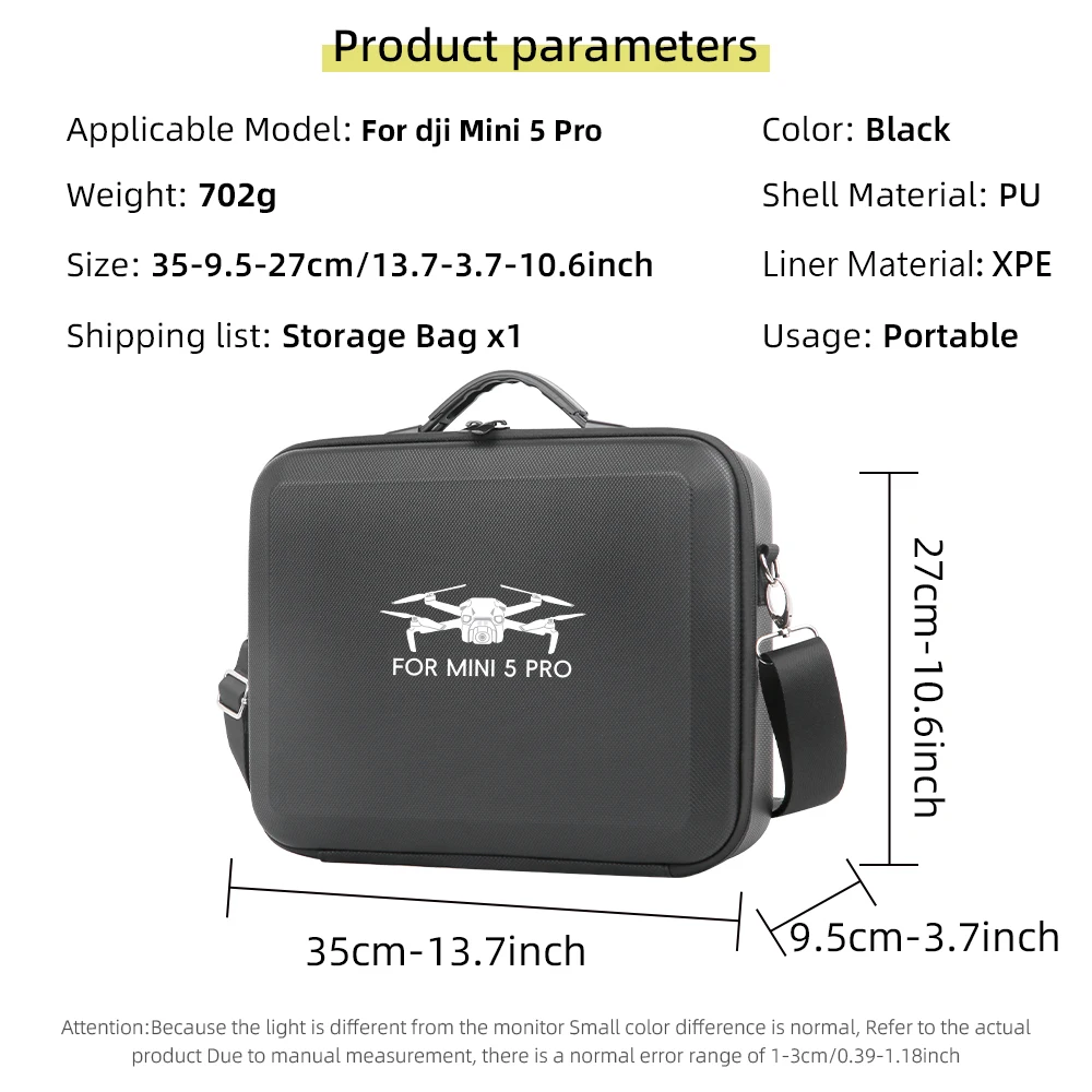 Torba do przechowywania i transportu, odpowiednia do zestawu DJI MINI 5 PRO