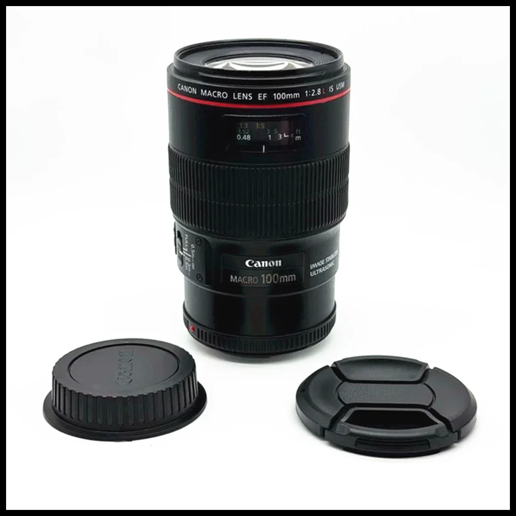CANON LENS EF 100mm f2.8 L IS USM red circle macro lens anti shake macro lens For Canon 5D2 5D3 5D4 6D 6D2 90D 80D 77D 850D 200D