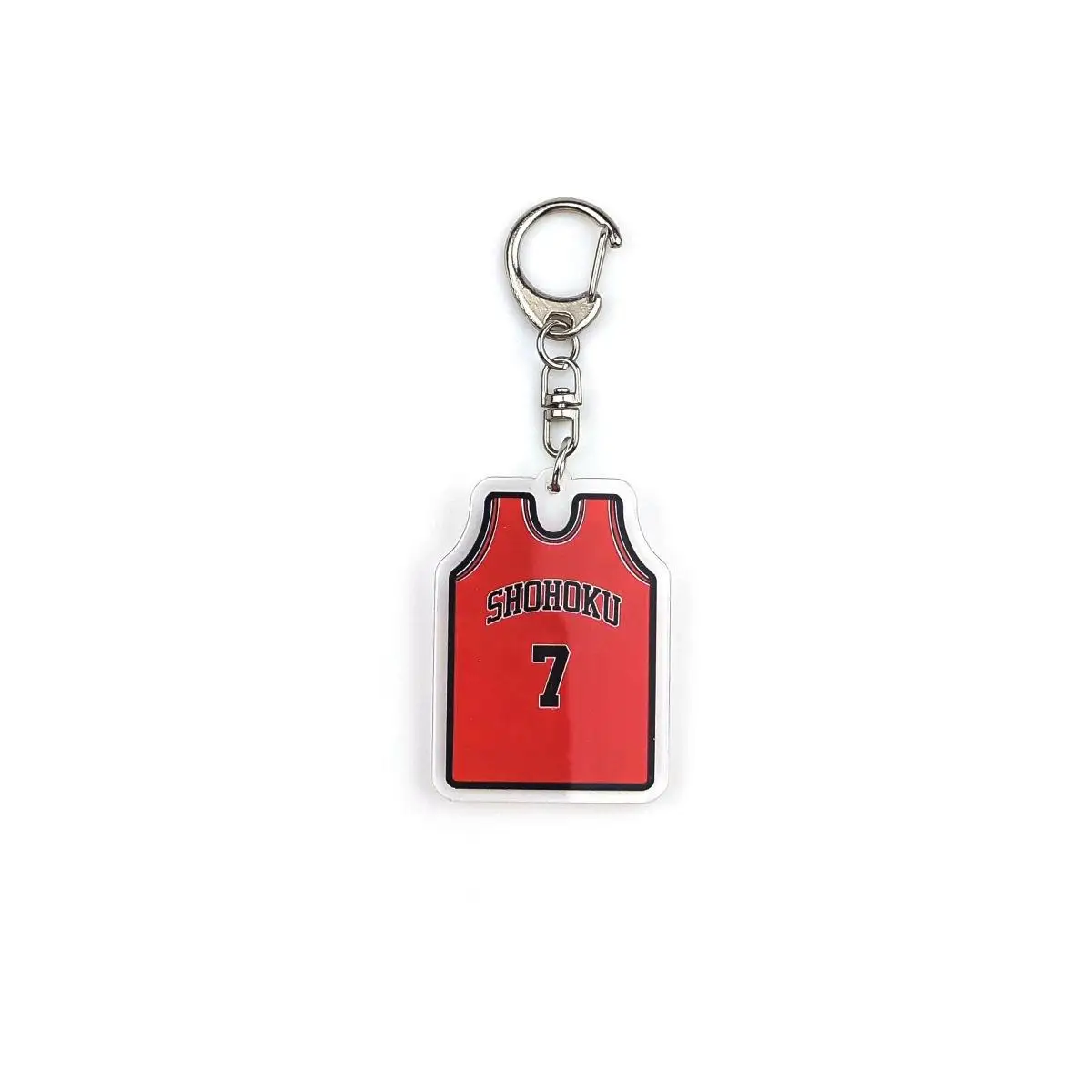 SLAM DUNK Acrylic Anime Pendant Keychains Holder Car Key Chain Key Ring Mobile Phone Bag Hanging Jewelry Gifts Accessories