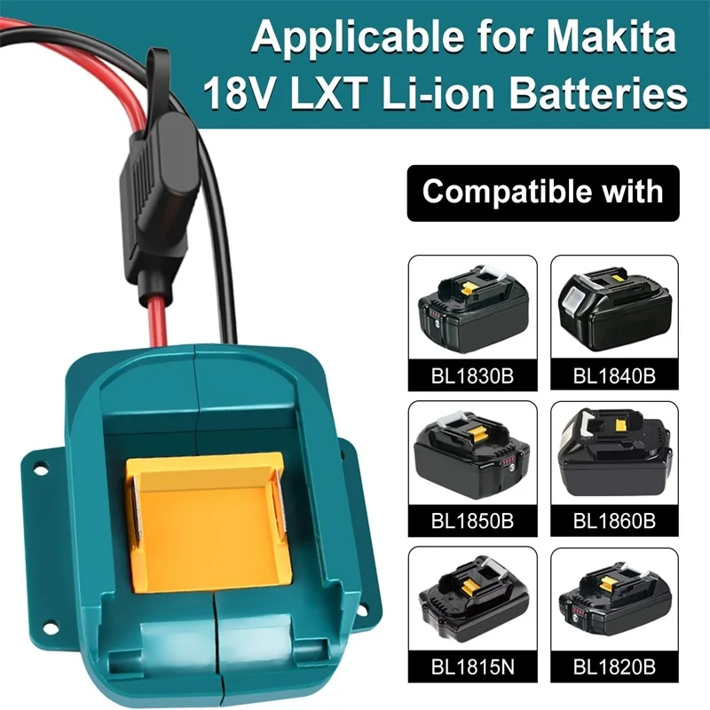 DC 18V to DC 12V Step Down Converter Adapter for Makita 18V Li-ion Battery 15A 180W DIY Automatic Buck Boost Voltage Regulator image 4