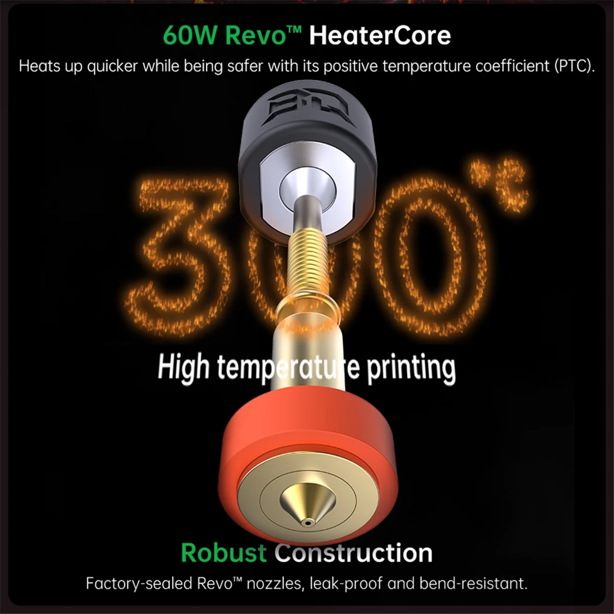 

BIQU Panda Revo Hotend Plug and Print Высокоскоростной высокий расход с для E3DOnline Bontech для Bambu Lab P1P P1S
