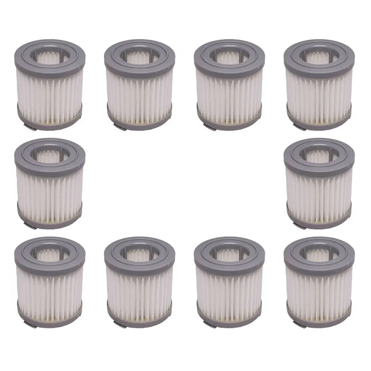 10PCS Fit for DeLonghi Colombina Evo XLM353 / 355 / 403 / 405 / 407 / 408 / 409 Vacuum Cleaner Hepa Filter Accessories