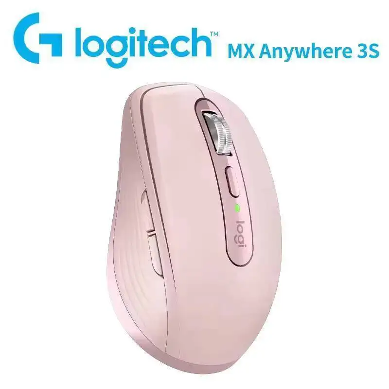 لوجيتك MX Anywhere 3S سماعة لاسلكية تعمل بالبلوتوث ثنائي الوضع محمول للأعمال والمكتب ماوس منزلي G304/G203/M750