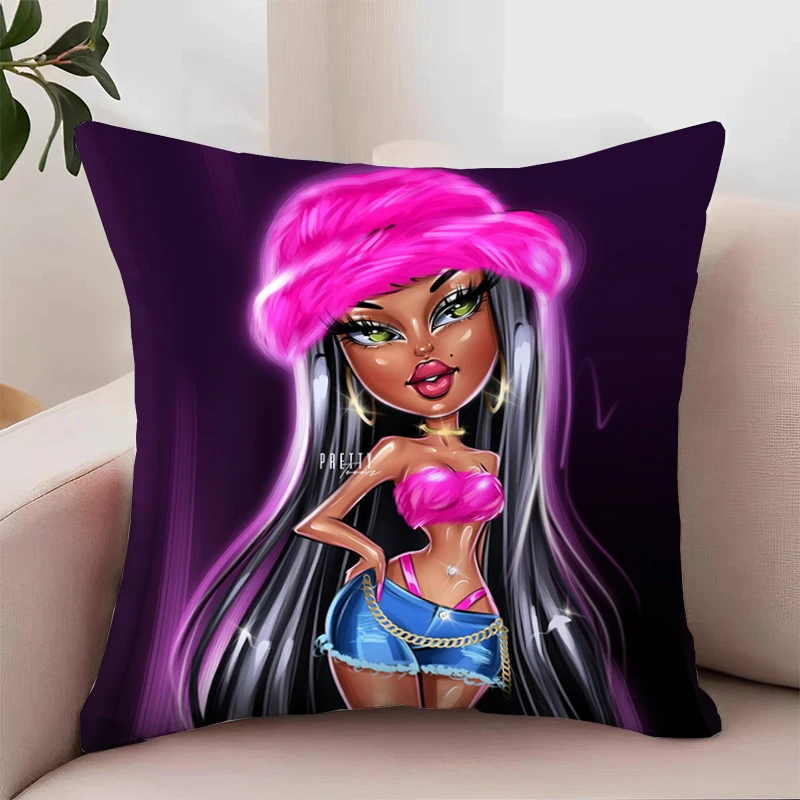 

B-Bratz Decorative Pillowcase 40x40 Bed Pillowcases Cushion Covers for Decorative Cushions Pillow Cases 45x45 Home Decor Cover