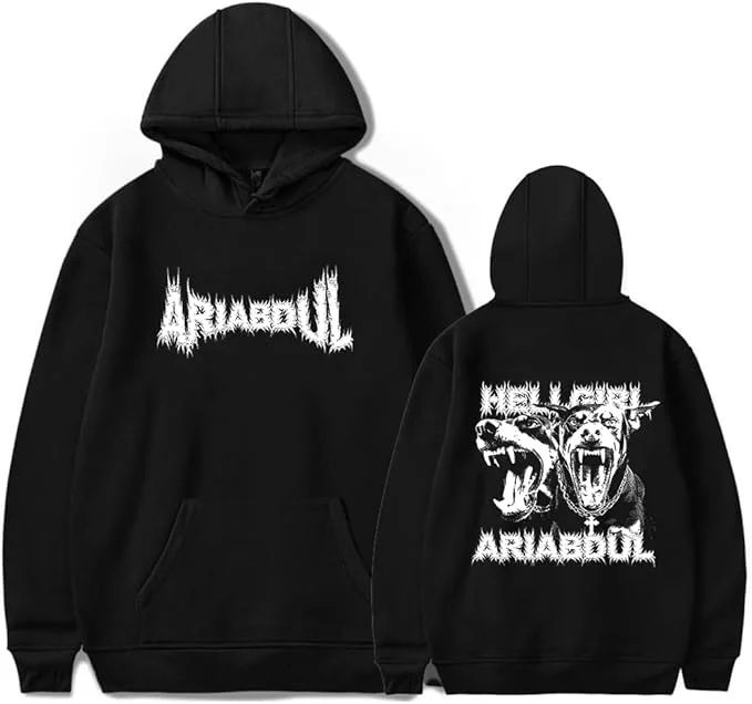 

Ari Abdul Merch Doberman Hoodie Printed Hoodies Men Women Long Sleeve Sweatshirt Pullover Top