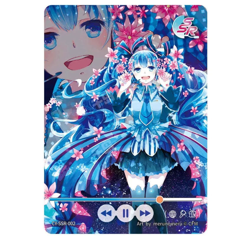 KAYOU Hatsune Miku Christmas Birthday Gift SSR-01-24 Symphony of Youth Christmas Birthday Gift Boy Anime Collection Card