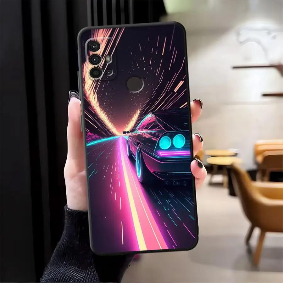 Case for Moto S30 Pro Edge 20 30 X30 Pro Soft Back Phone Cover Advanced Cool Car view 3