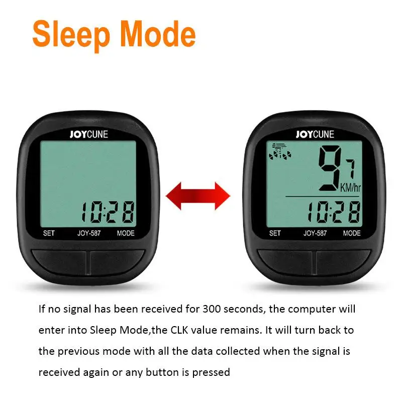 Komputer rowerowy Wodoodporny przewodowy prędkościomierz i licznik rowerowy Stoper Komputer rowerowy z wyświetlaczem LED do wyścigów rowerowych